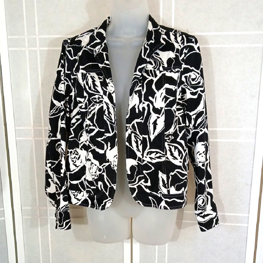 Coldwater Creek Black/white Jacket